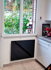 panneau rayonnant verre teinté noir Heat4all