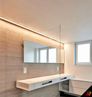 radiateur miroir chauffant horizontal