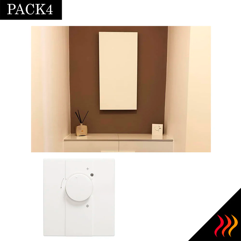 Pack Pilotage n° 4 : Récepteur radio encastrable piloté par thermostat ANALOGIQUE sans fil CI-PACK4